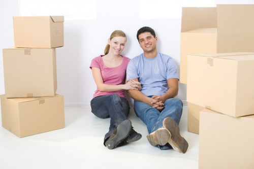 Professional removals team planning a move in Pimlico