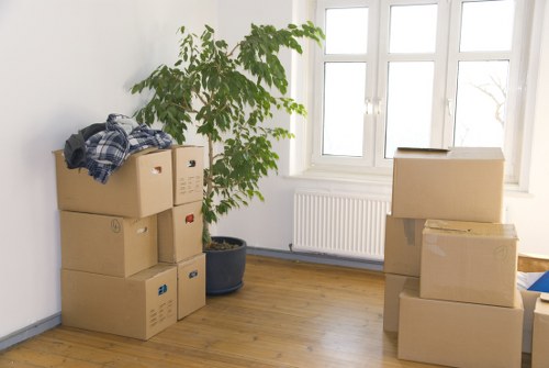 Professional moving team loading furniture into a van in Pimlico