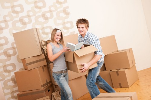 Efficient office relocation in Pimlico with organized packing and moving logistics